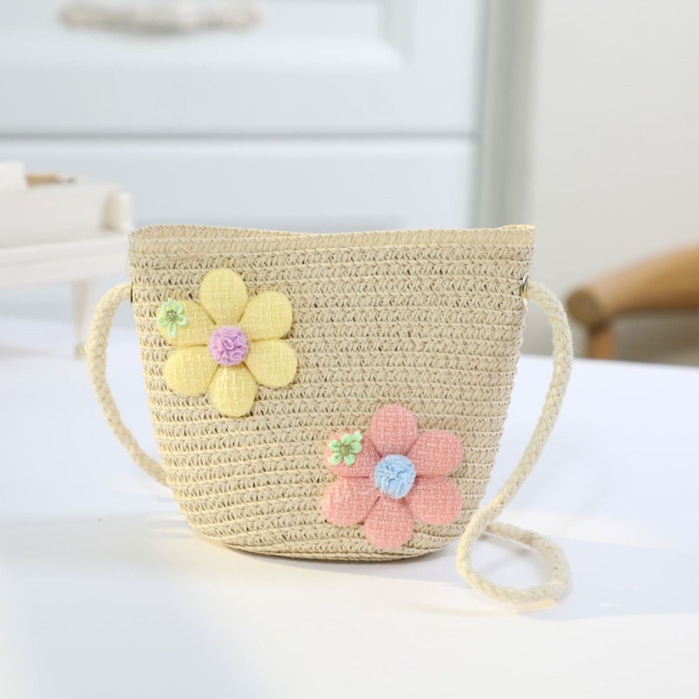 Flower Girl Basket - حقيبة يد لطيفة مصنوعة يدويًا من