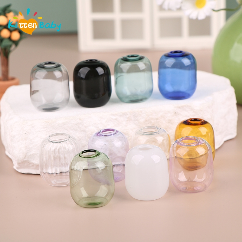 Flower Girl Basket - إكسسوارات بيت الدمية المصغر ، مزهرية