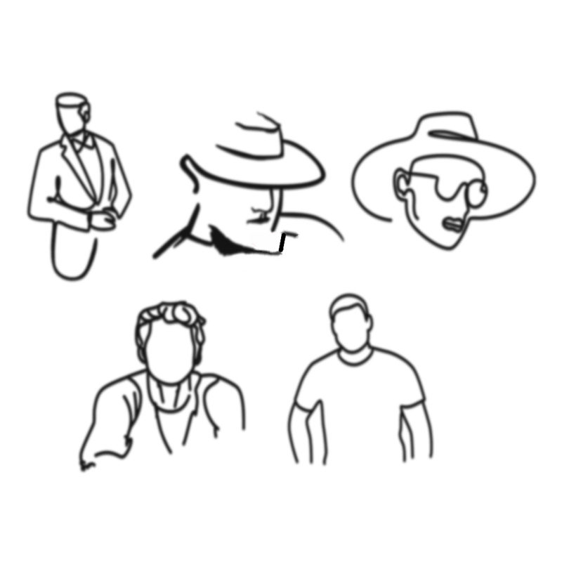 Suit Supply Wedding Party - رسم الوجه الاكريليك كعكة عيد ميلاد