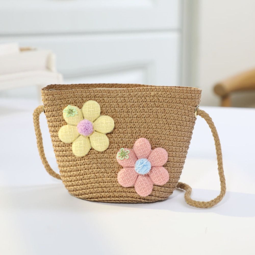 حقيبة يد نسائية منسوجة يدويًا  - مراجعة Flower Girl Basket وسعره