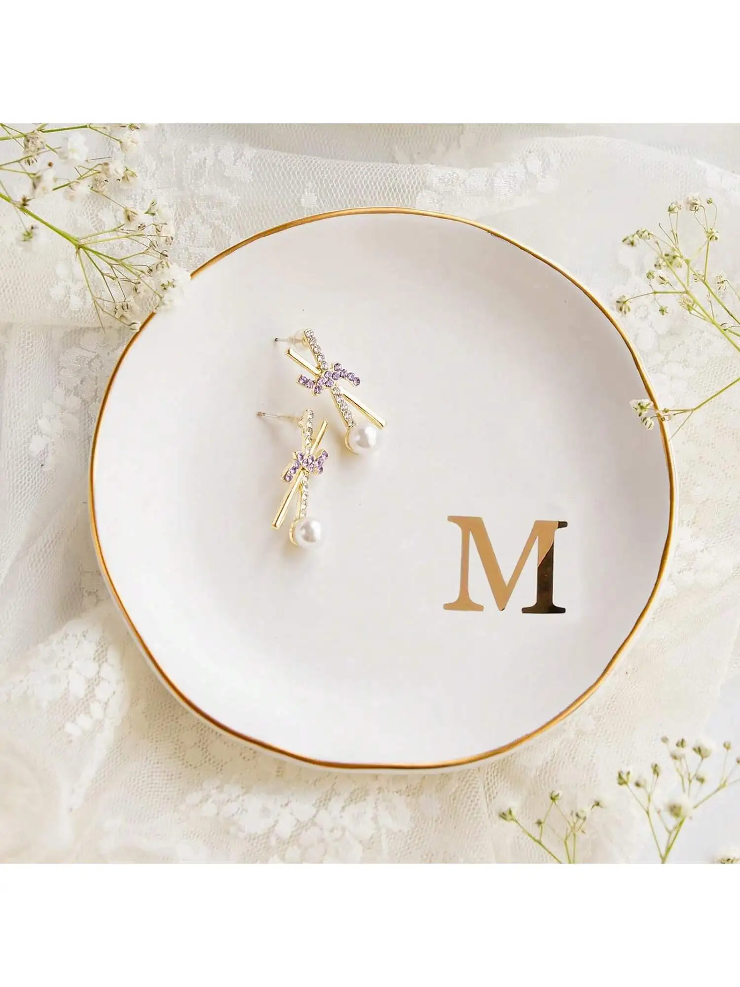 صينية مجوهرات على شكل طبق من ا - مراجعة Wedding Z وسعره