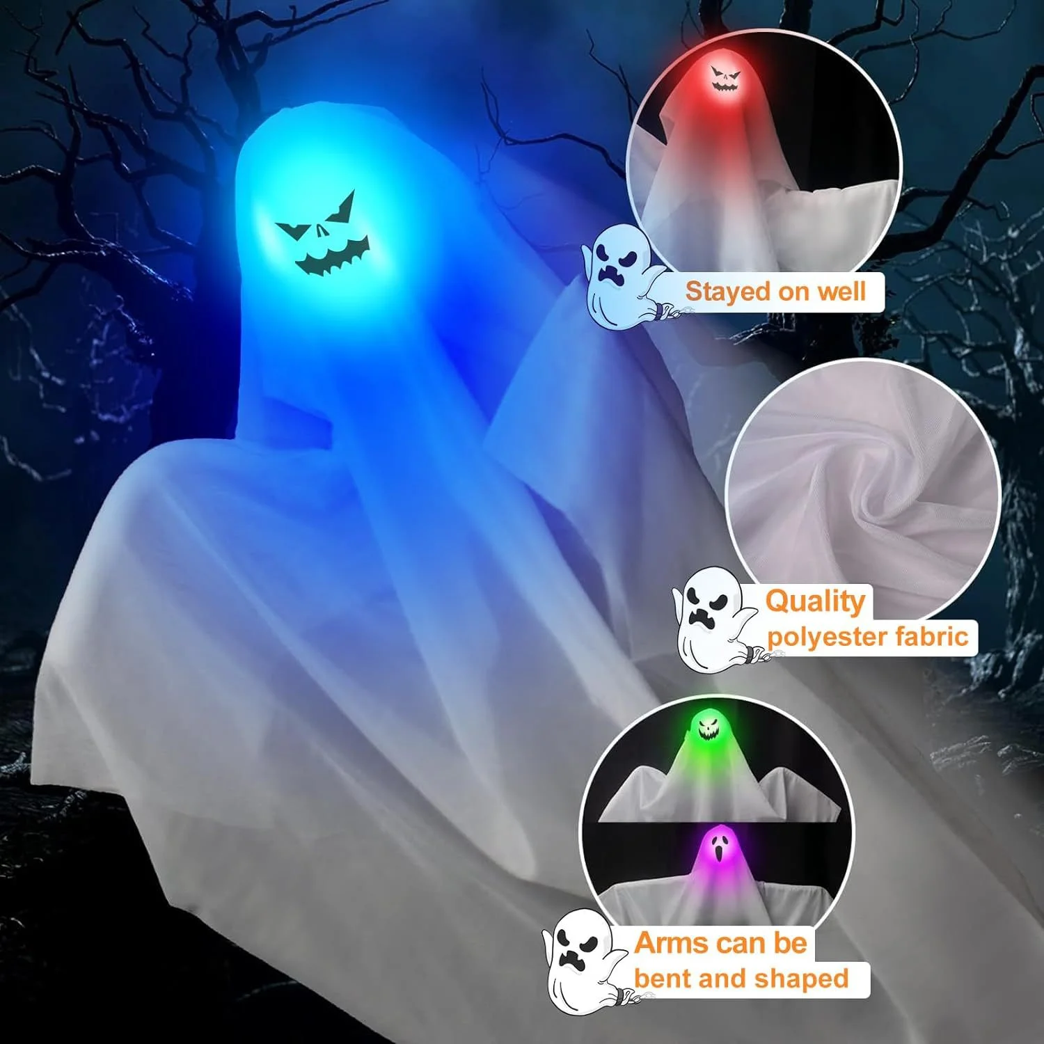 أضواء LED للهالوين المتوهجة، د - مراجعة Supply Wedding Venue وسعره