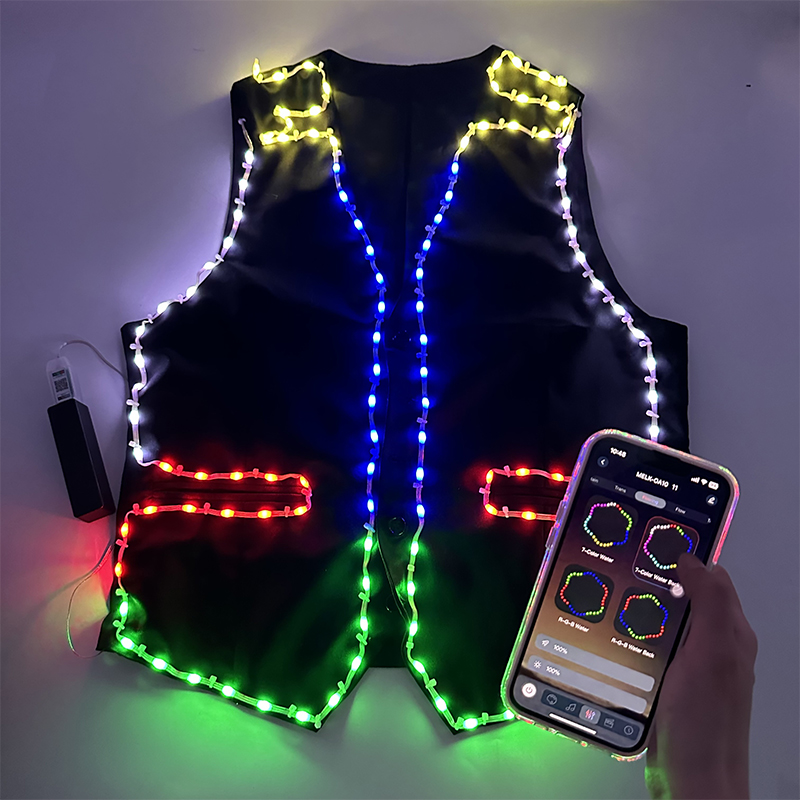 كامل اللون LED زي مضيئة ملابس  - مراجعة Suit Supply Wedding Party وسعره